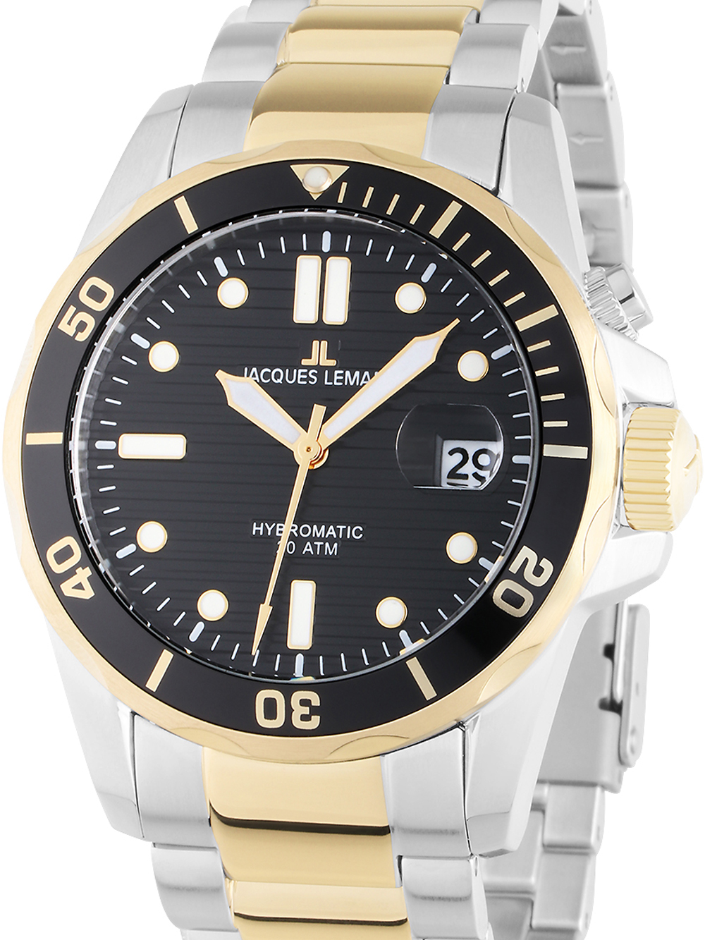 Jacques Lemans 1-2170L Herreur Hybromatic Diver