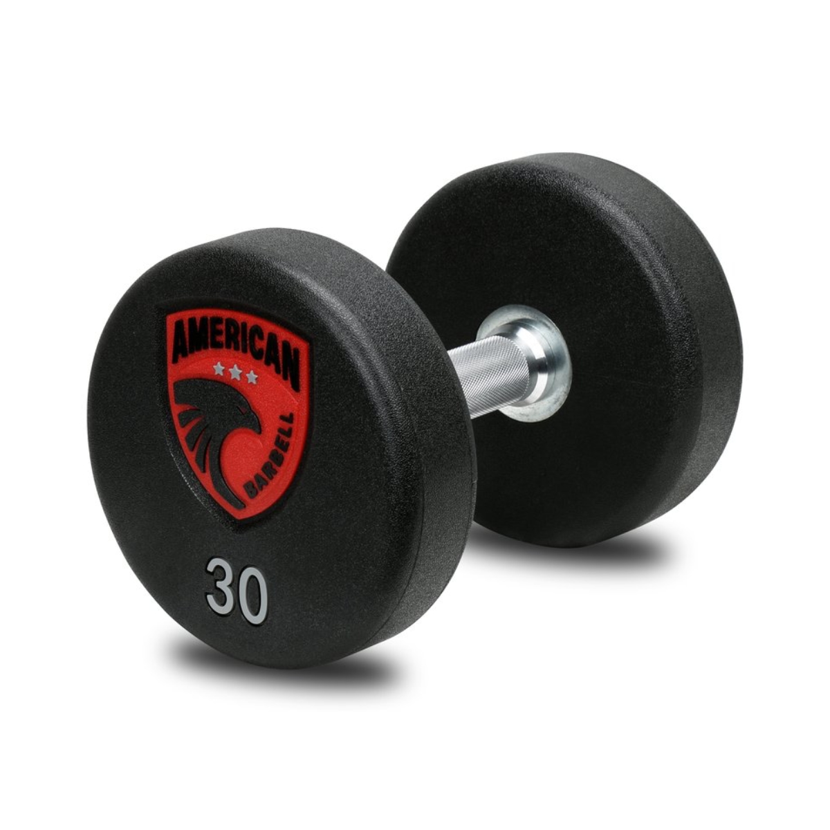 American Barbell Series 4 Urethane Dumbbell Håndvægtsæt 22-40 kg Black/Red