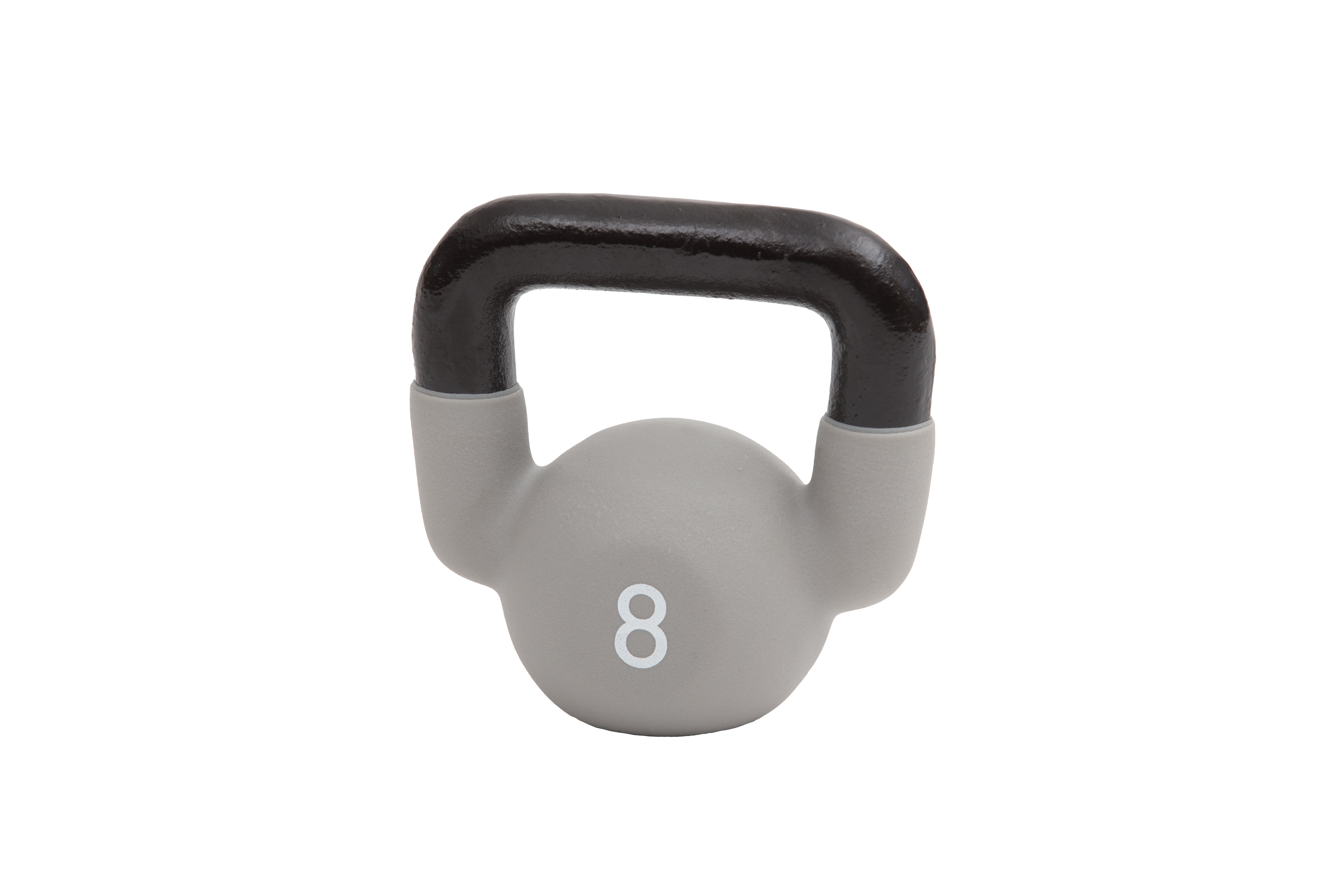 KettleBell Covered 8kg Black/Grey