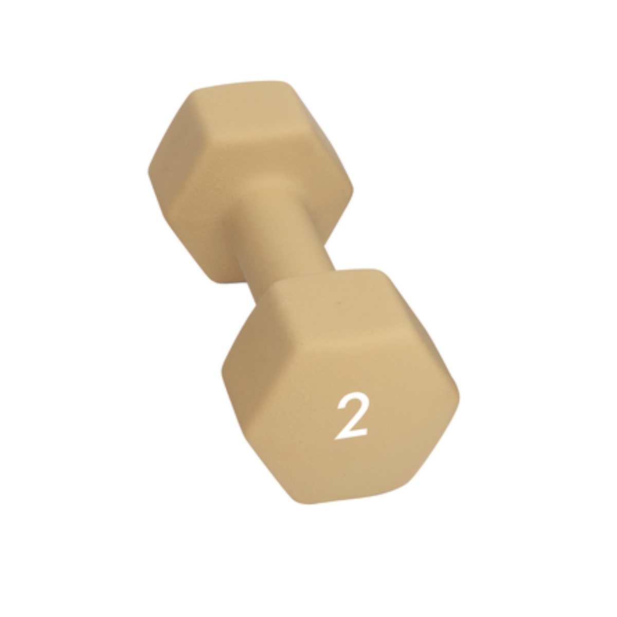 Abilica Hex DumbBell 2 kg Beige