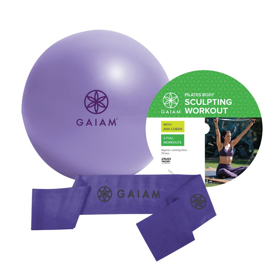 Gaiam Begynder Pilates Sæt m. App