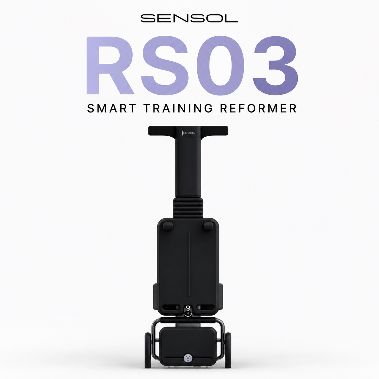 Sensol Smart Pilates Reformer RS3 Midnight Black