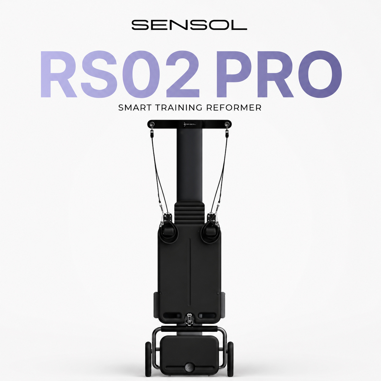 Sensol Smart Pilates Reformer RS2 Pro Midnight Black