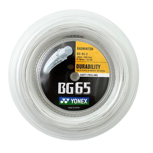 Yonex BG 65 Hvid 200m