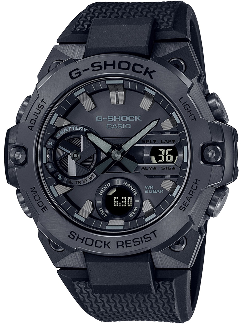 Casio GST-B400BB-1AER Herreur G-Shock G-Steel Radiostyret
