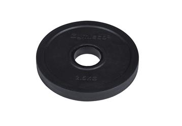 Gymleco Vægtskive, Sort, 2,5 kg
