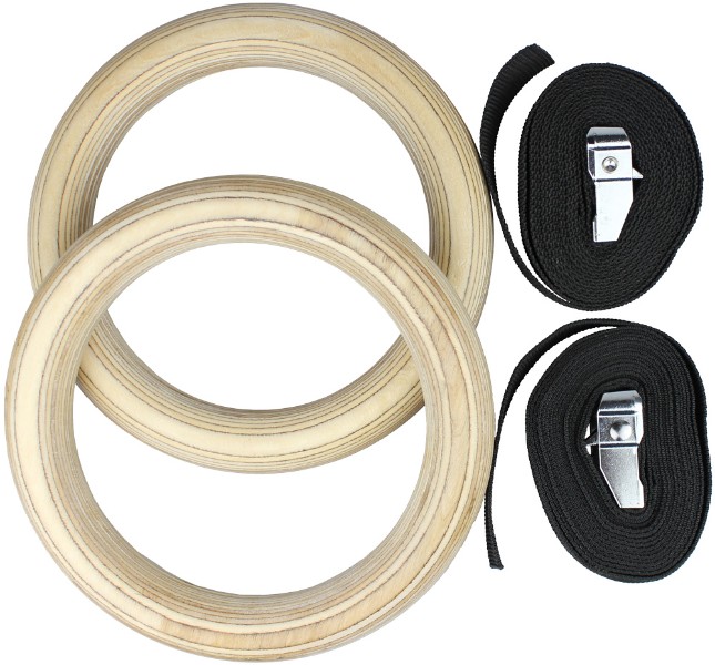 Odin Crossfit Pro Gymnastikringe Træ 33mm