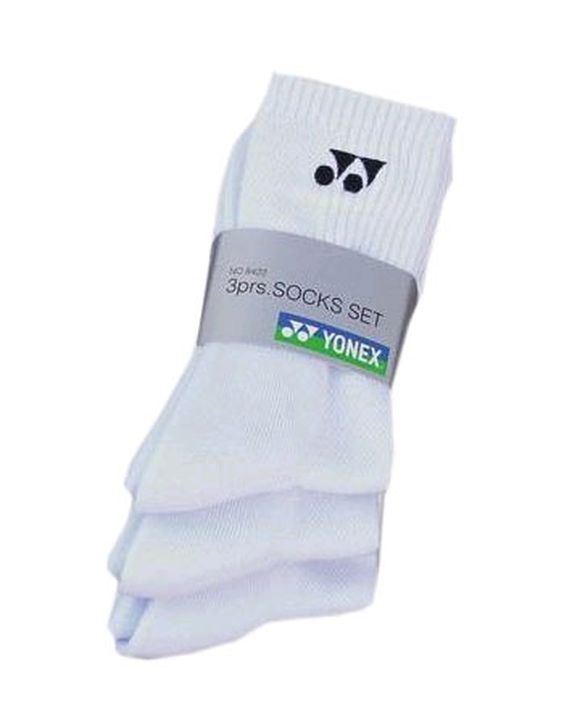 Yonex Socks 8422 3-pack White Unisex