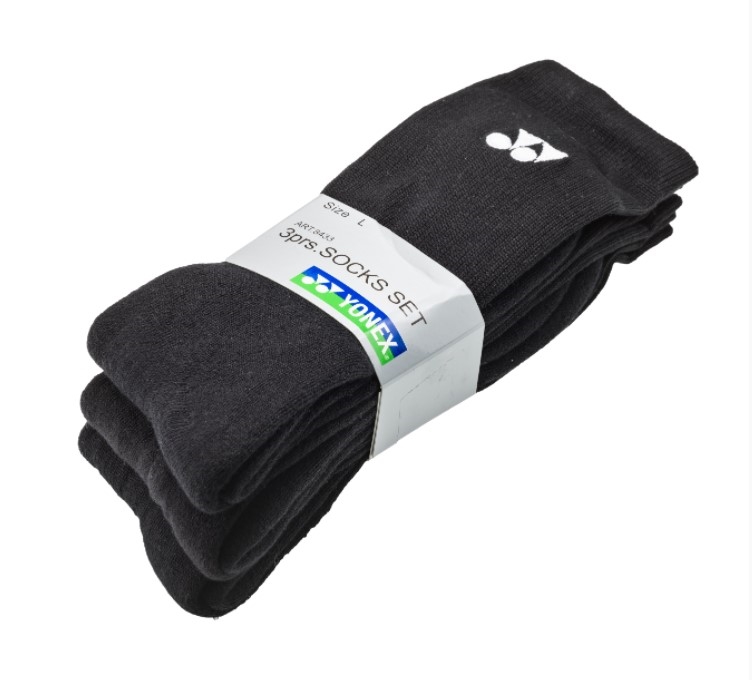 Yonex Performance Socks 8433 3-Pack Black Unisex