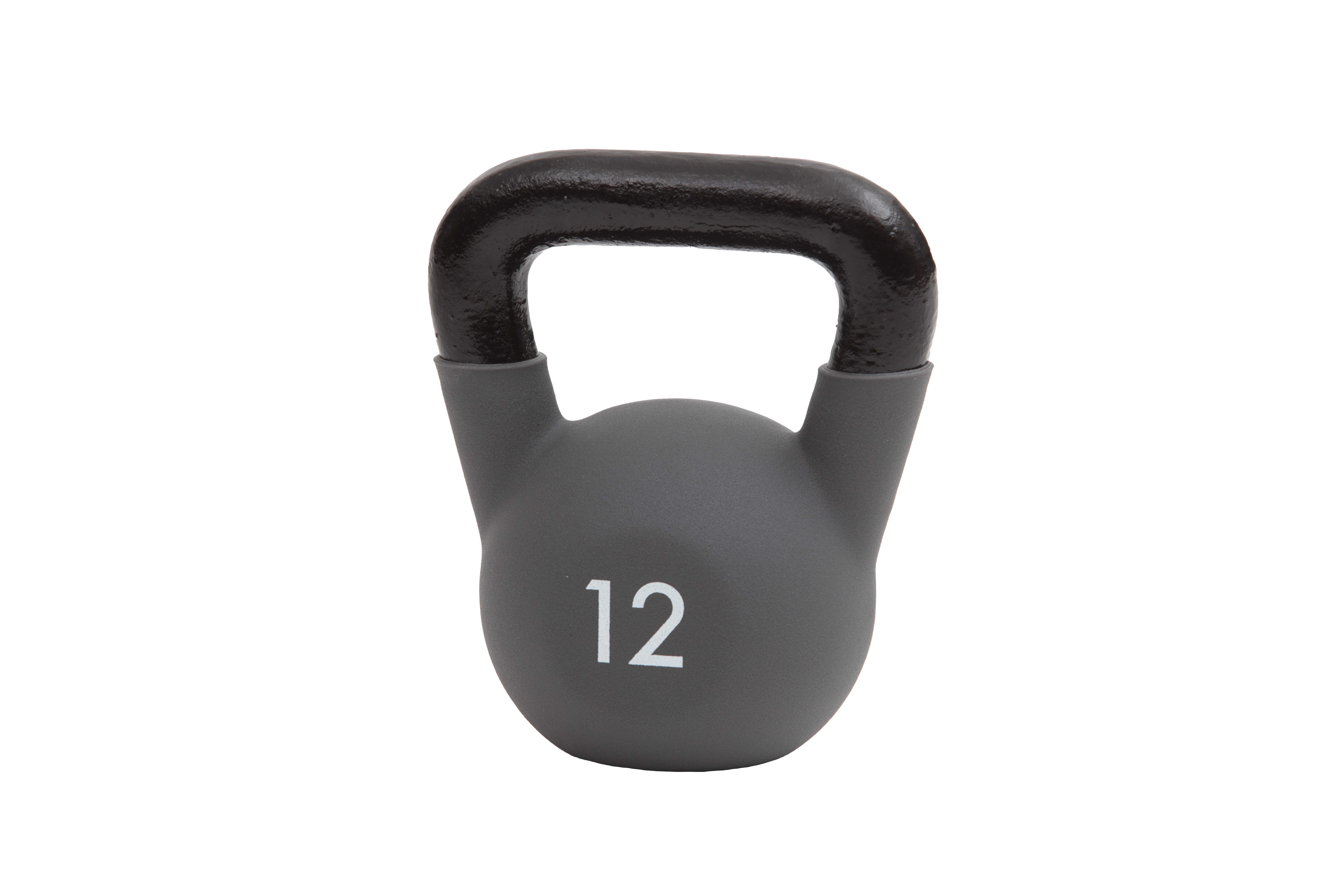 KettleBell Covered 12kg Black/Grey