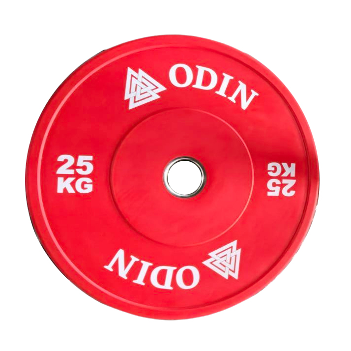 Odin Olympic Farvet Bumper Vægtskive 25kg (1 stk)