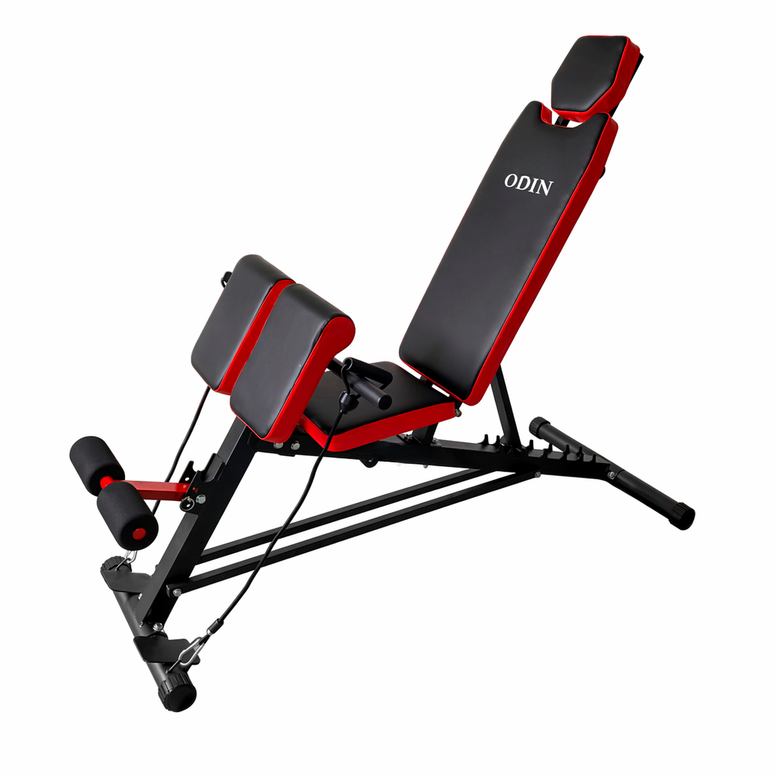 Odin Multi 6-in-1 Justerbar Træningsbænk / Hyperextension