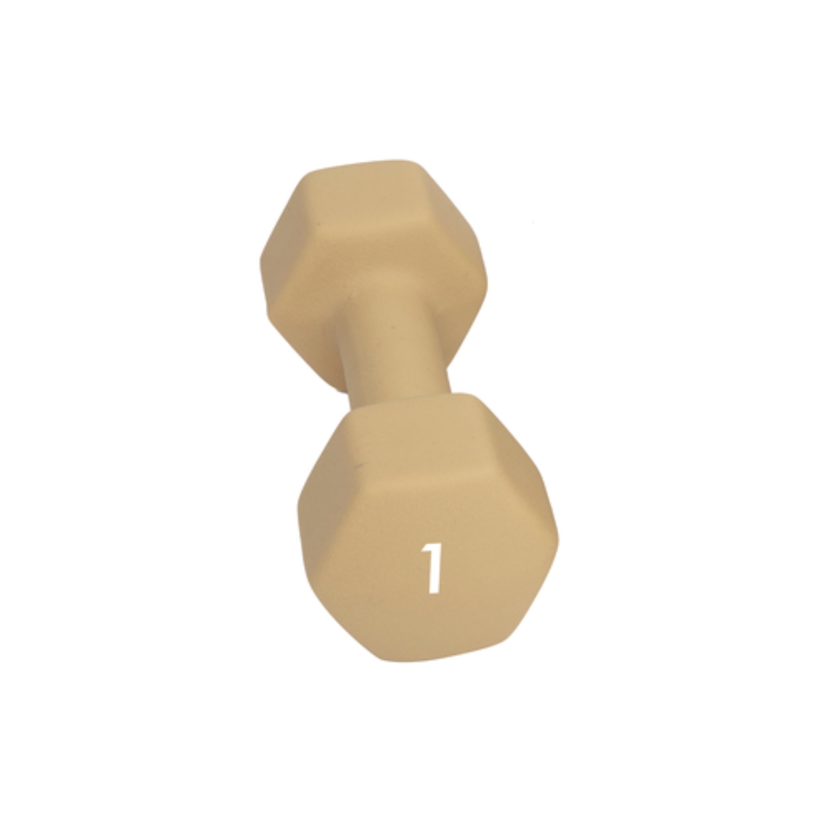 Abilica Hex DumbBell 1 kg Beige