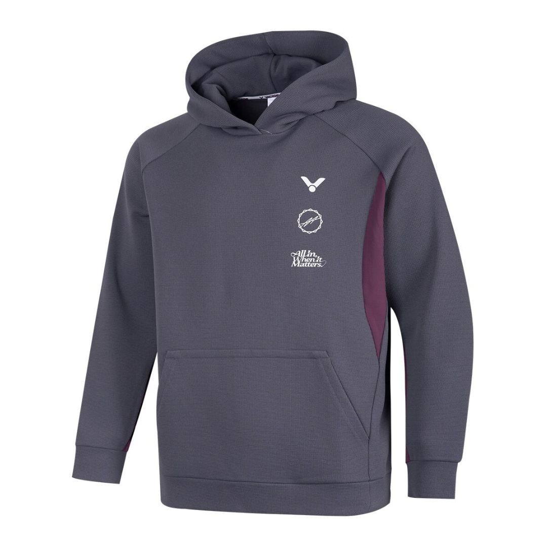 Victor T-605 AA Hoodie Strata Grey