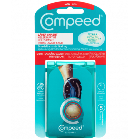 Compeed Sport Vabelplaster Til Under Fødderne